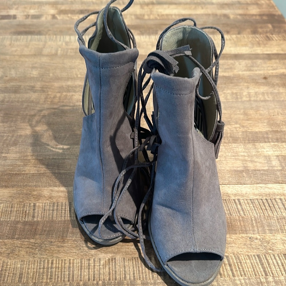 Lace up ankle boots